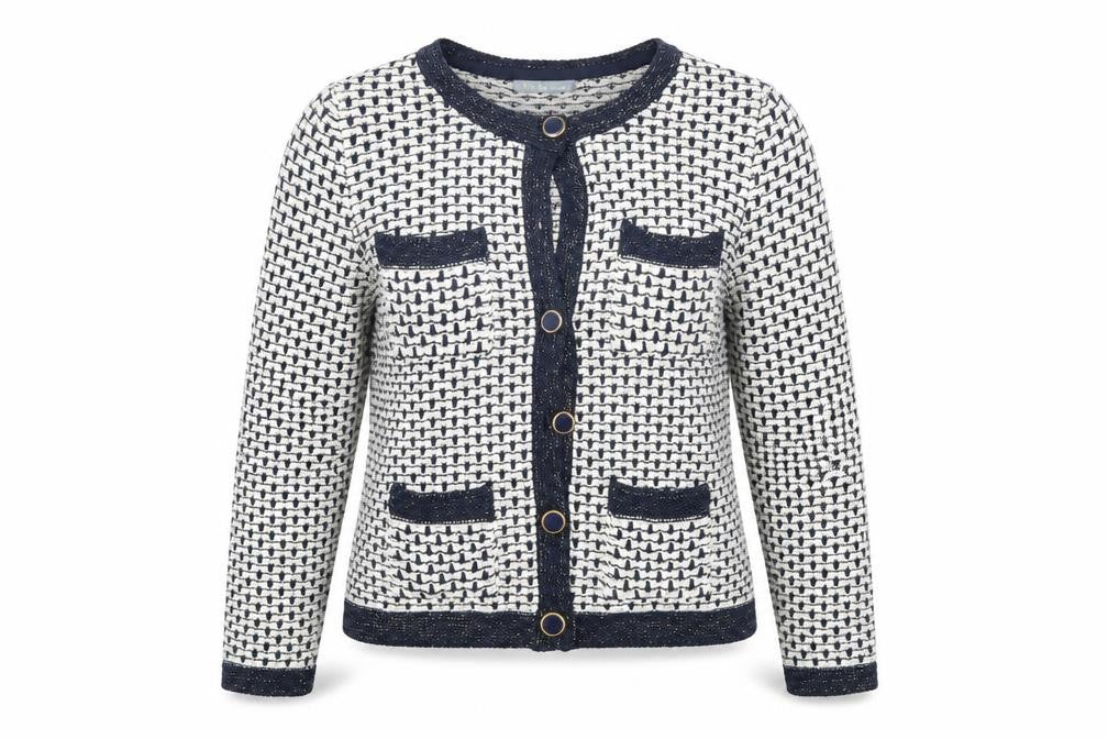 Marks and Spencer Women's Cardigan, UK 12, Multicolour Knit