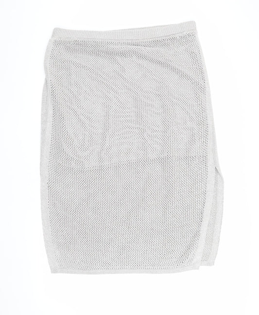 Marks and Spencer Women's Grey XL Knit Pencil Skirt
