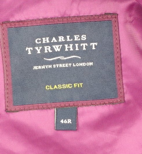 Charles Tyrwhitt Men's Blue Blazer 46R Classic Fit