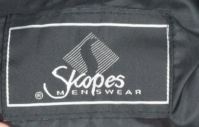 Skopes Men's Black Blazer Size 40R, Regular Fit