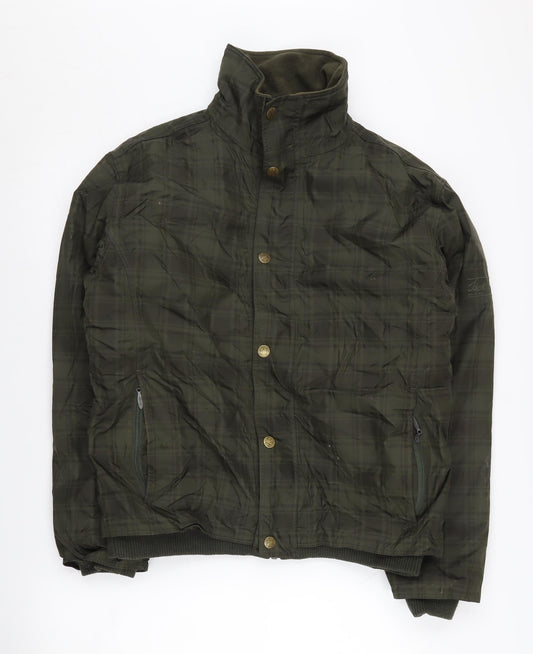 Jack Murphy Men's Green Quilted Jacket, Size S, Casual Wear