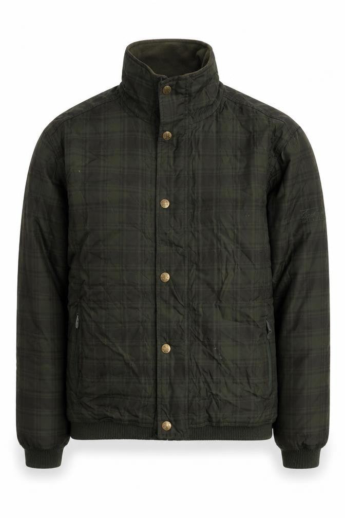 Jack Murphy Men's Green Quilted Jacket, Size S, Casual Wear