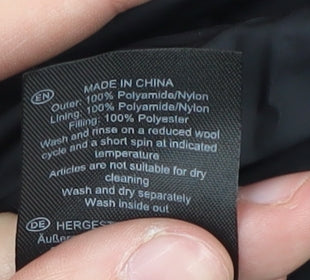 Hobbs Women's Black Belted Puffer Jacket, Size 10