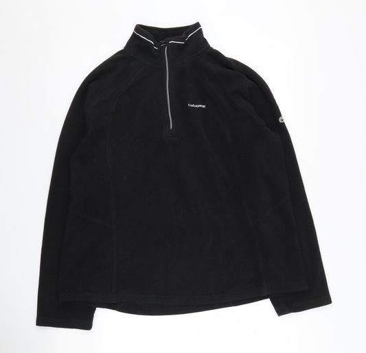 Craghoppers Women's Black Fleece Sweatshirt Size 16