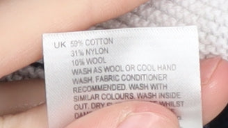 White Stuff Women's Striped Jumper, Size 12, Round Neck