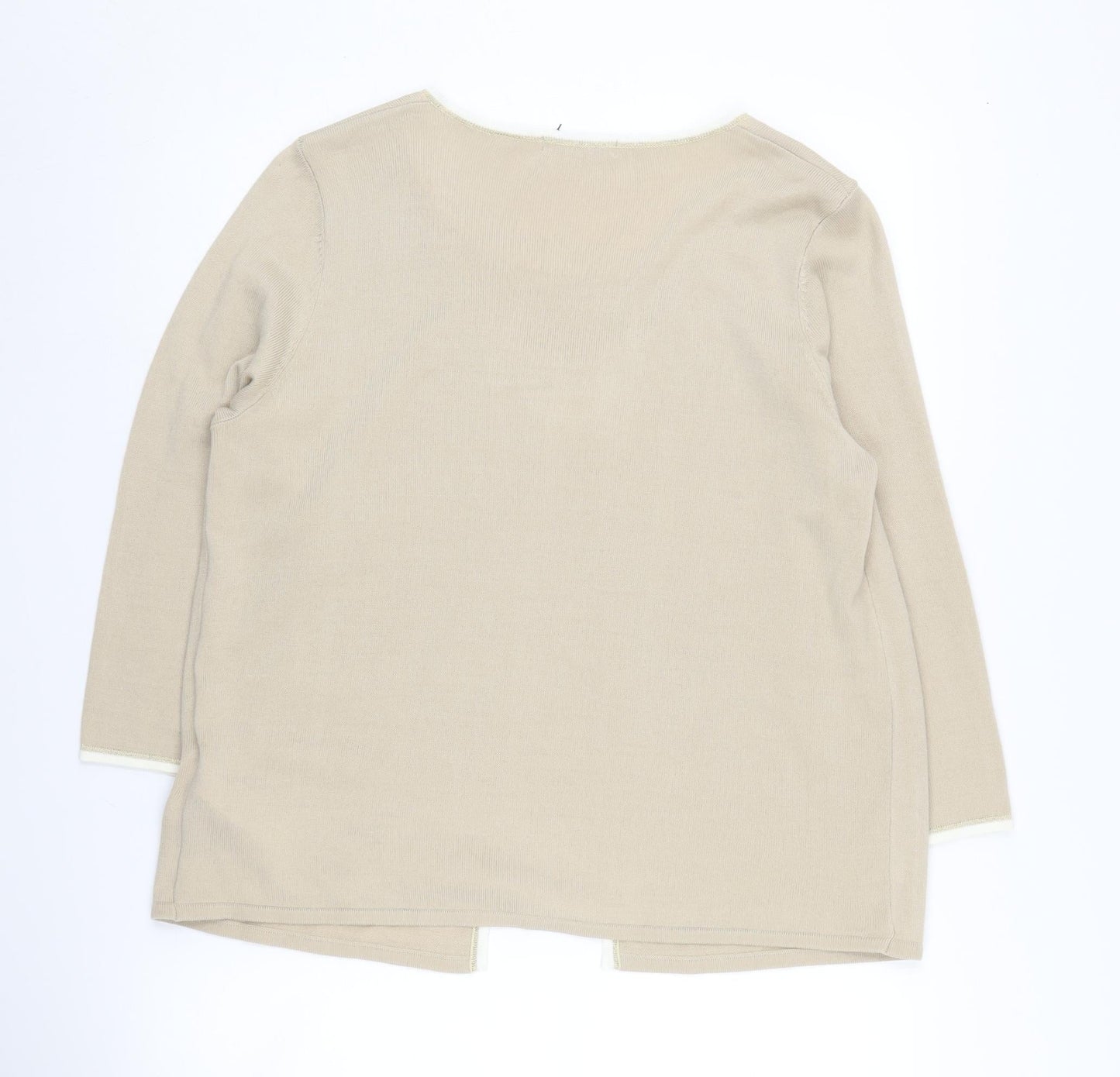 Marks and Spencer Women's Beige Cardigan Size 16
