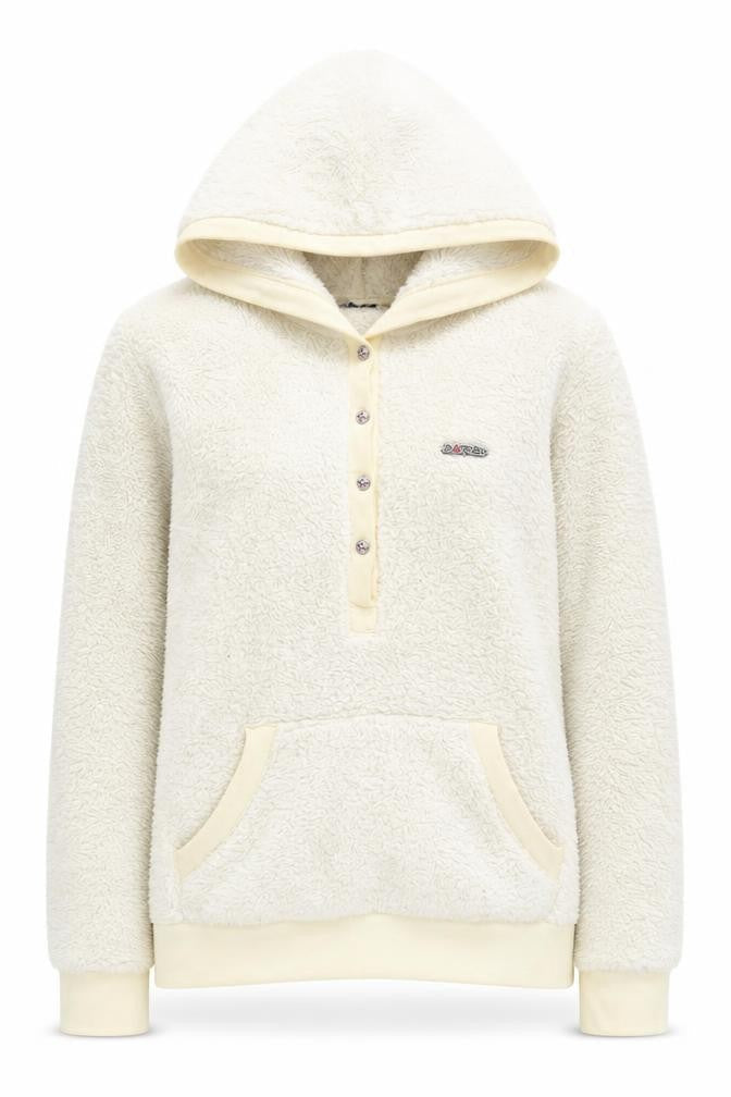 Womens UK 8 Relaxed Dare 2B Ivory Henley Hoodie
