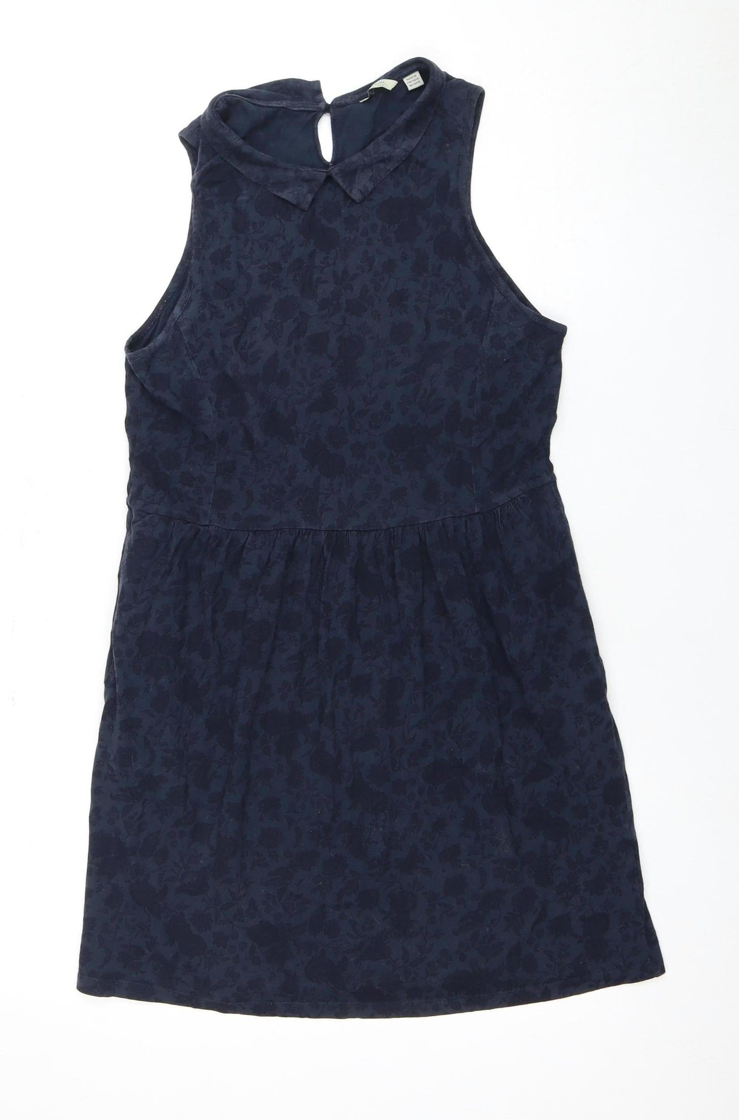 Jack Wills Women's Blue Floral Cotton Dress