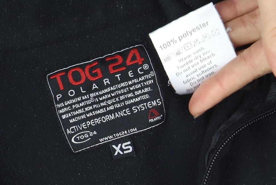 TOG 24 Men's Black XS Pullover Fleece Sweatshirt