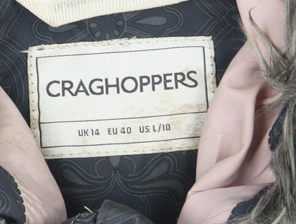 Craghoppers Women's Grey Puffer Jacket Size 12