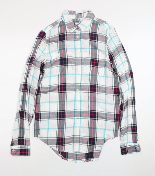 TOG24 Women's Multicoloured Plaid Button-Up Shirt