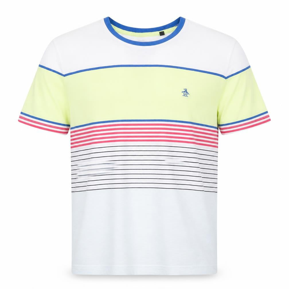 Original Penguin Men's Multicoloured Striped T-Shirt M