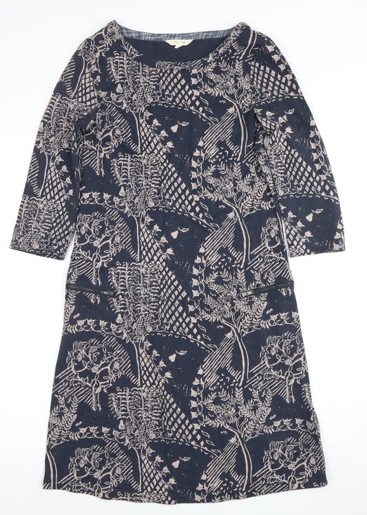 White Stuff Women's Multicoloured Floral Dress Size 8
