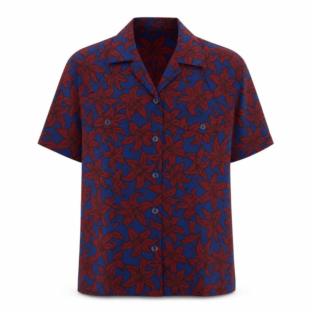 Womens UK Size 10 Eastex Multicoloured Polyester Blouse