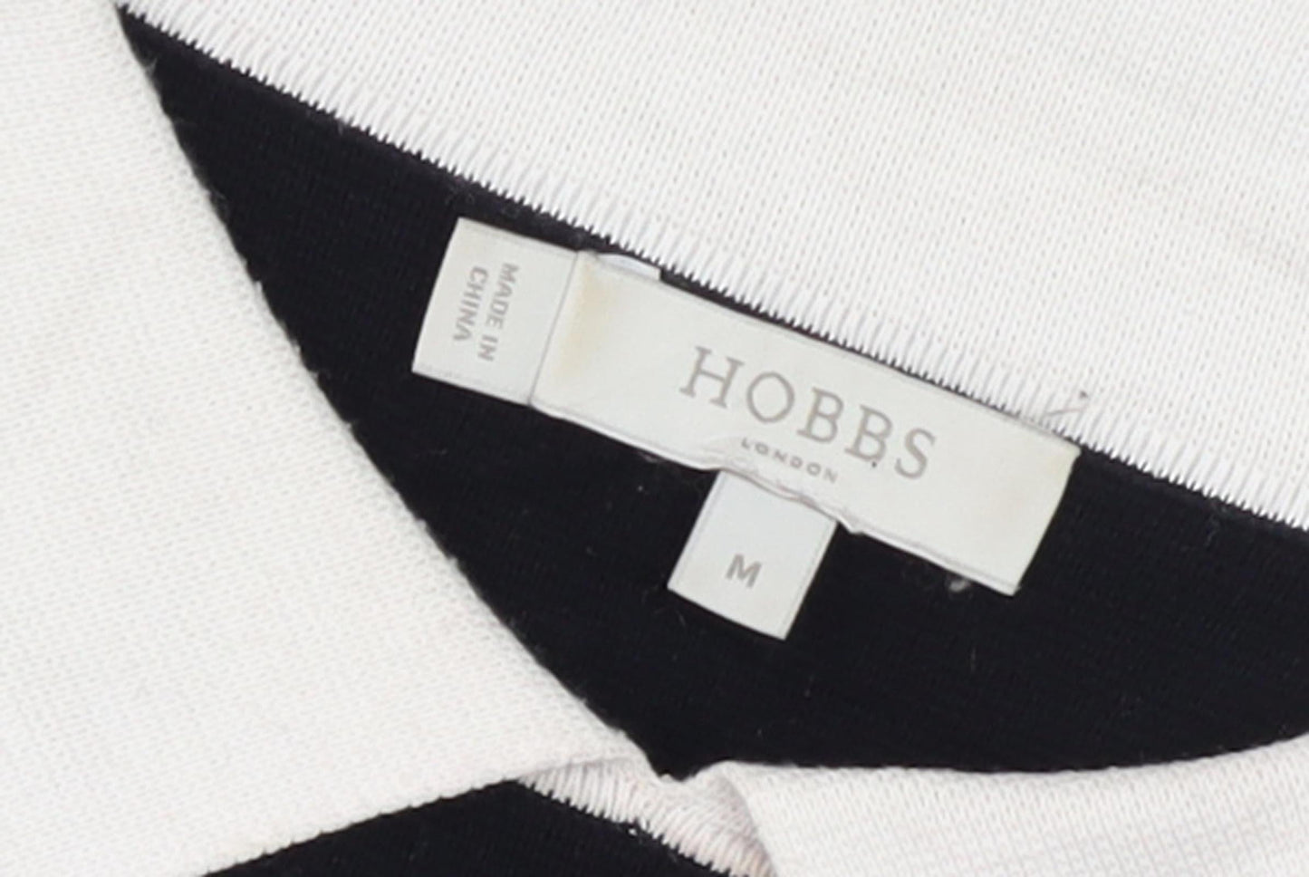 Hobbs Women's Black Collared Jumper, M, Elegant Casual Style