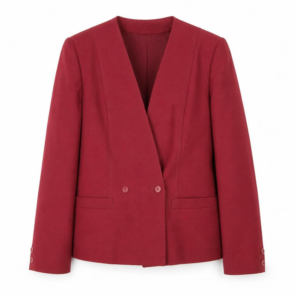 Eastex Women's Red Blazer, Size 12, Button Detail