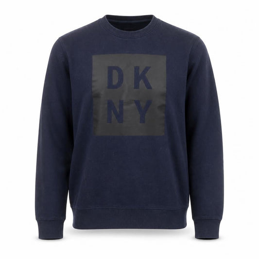 Mens UK M Regular DKNY Blue Pullover Sweatshirt