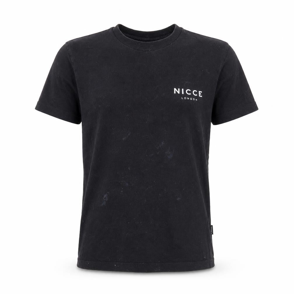 NICCE London Boys Black XS Logo T-Shirt, Casual Chic