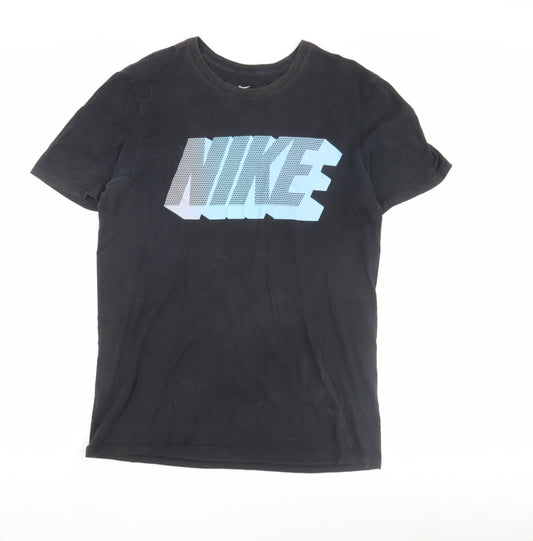 Nike Men's Black Medium Athletic Graphic T-Shirt
