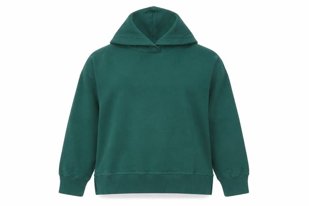 Front view of Adidas Women’s Green Hoodie -, size UK 16, Casual Autumn Wear