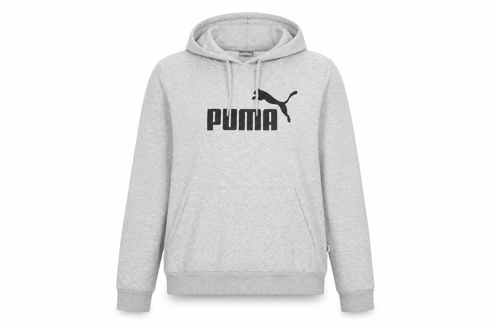 Womens UK 16 Regular PUMA Grey Pullover Hoodie