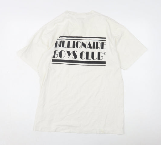 Billionaire Boys Club Men's White Logo T-Shirt M