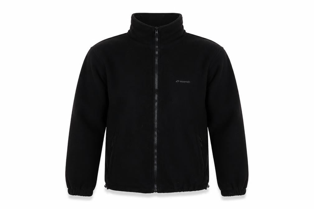 Mountain Life Men's Black Fleece Jacket L