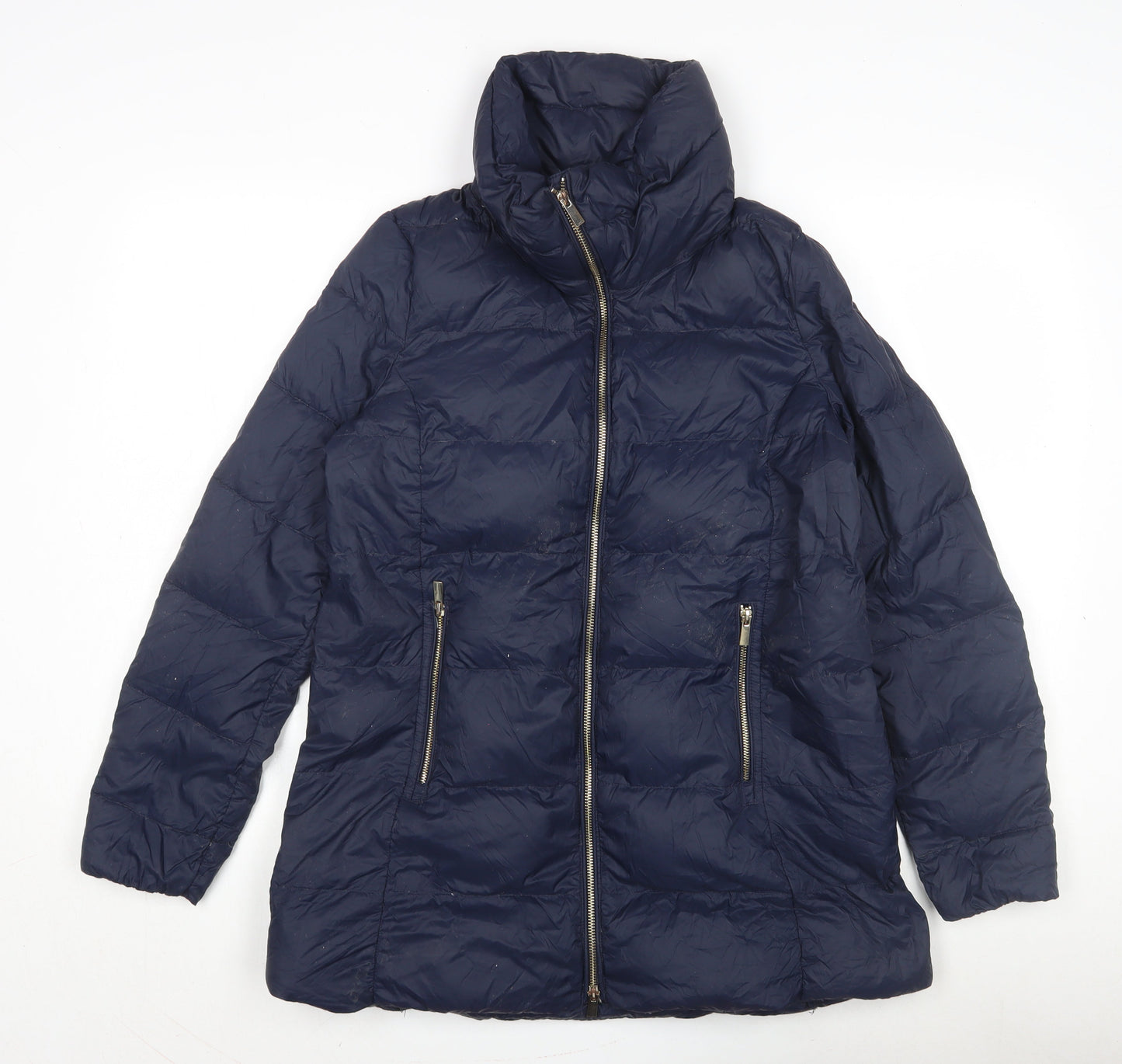 Mango Women's Blue XS Puffer Jacket