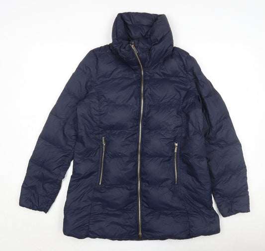 Mango Women's Blue XS Puffer Jacket