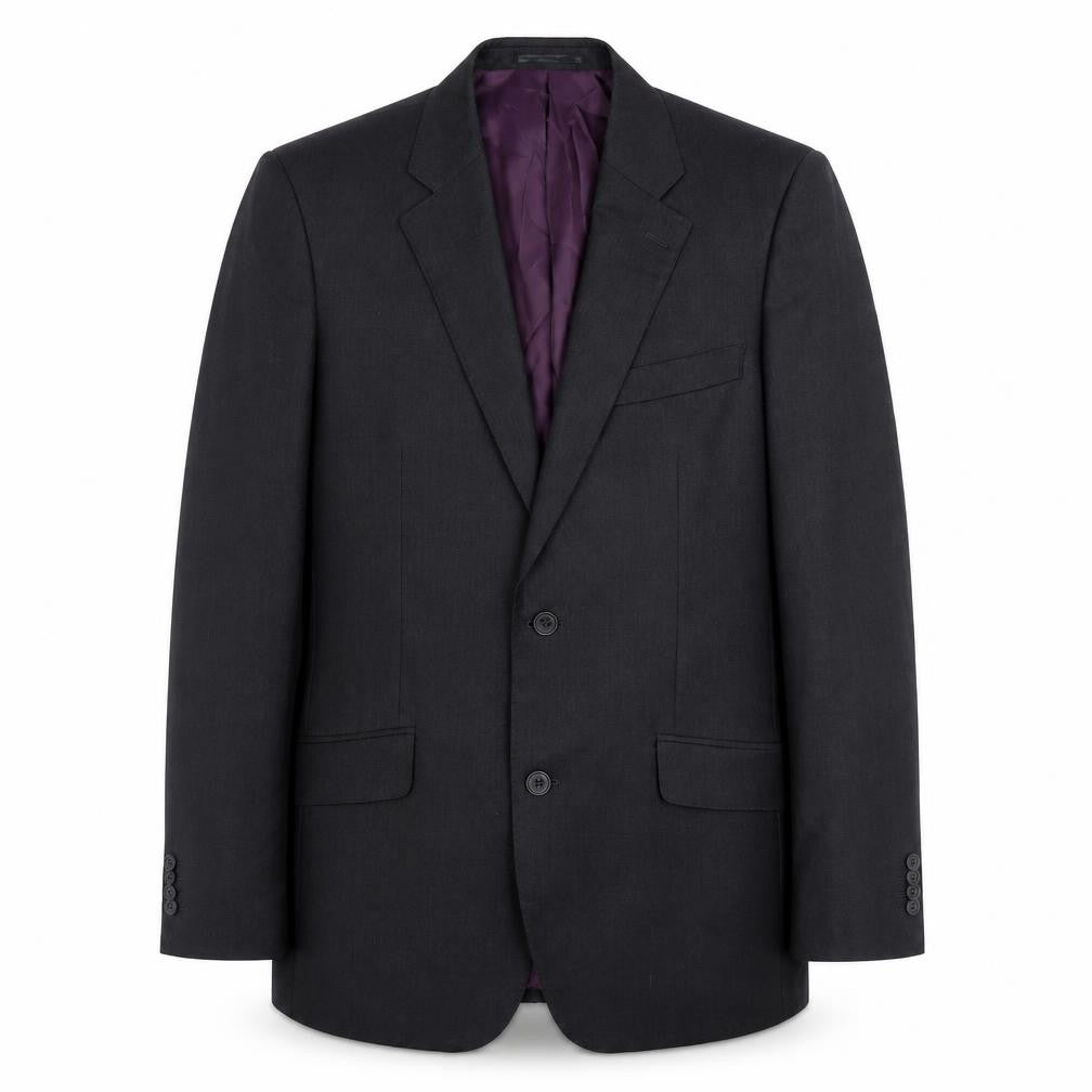 Mens 40 Chest Regular T.M.Lewin Grey Two-Button Blazer