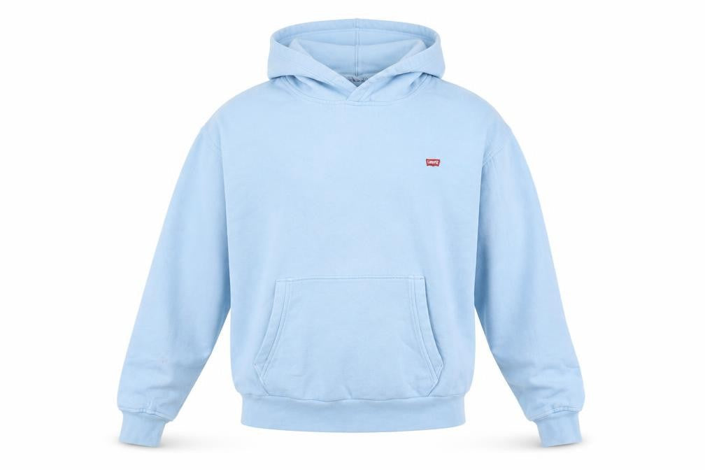 Mens UK M Regular Levi's Blue Pullover Hoodie