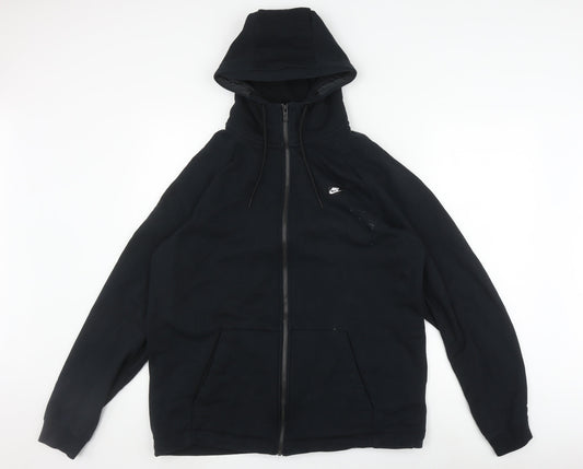 Nike Men's Black XL Full Zip Hoodie