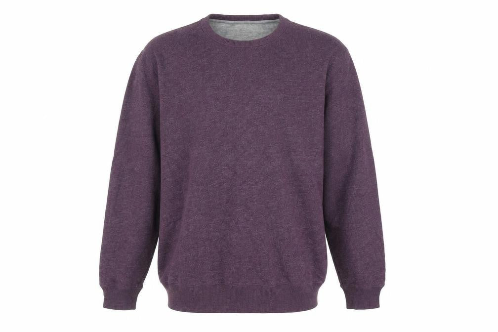 Marks and Spencer Men's Purple Crew Neck Sweatshirt XL