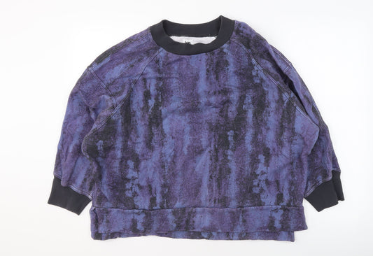 Kin Unisex Blue Pullover Sweatshirt L
