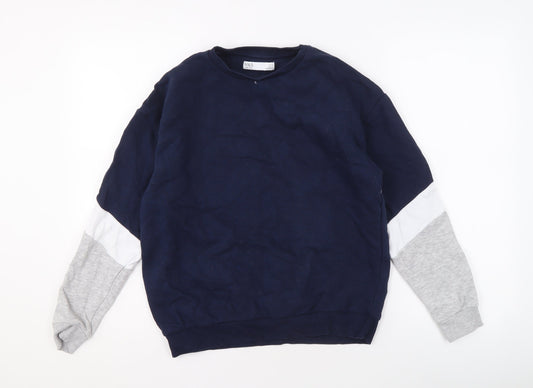 Marks and Spencer Boys Blue Pullover Sweatshirt 11-12 Years