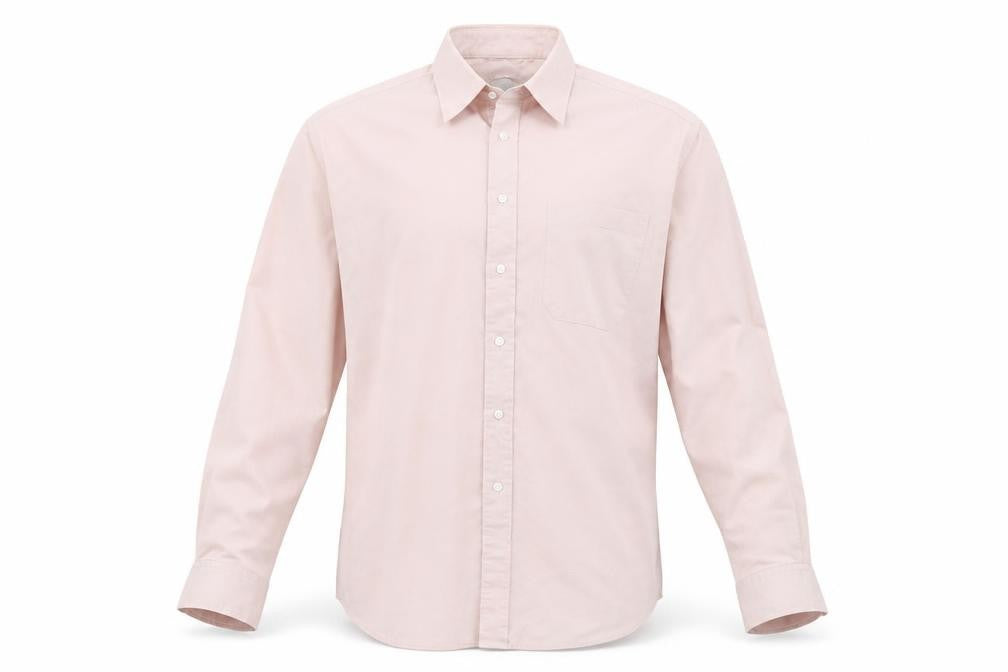 Woods & Gray Men's Beige Long Sleeve Button-Up Shirt