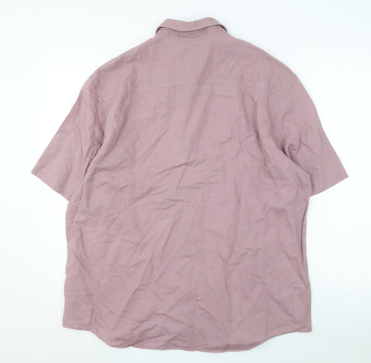 Marks and Spencer Men's Linen Blend Shirt L