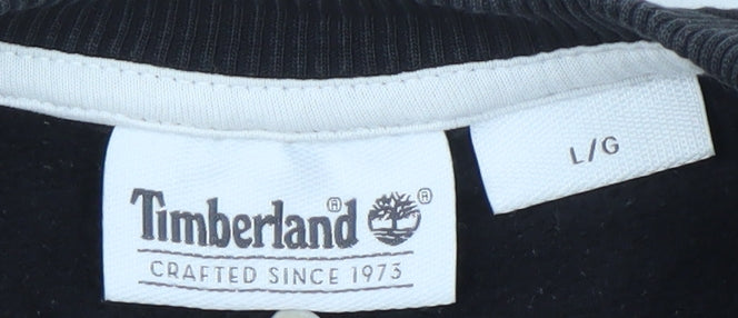 Timberland Black Men's L Pullover Logo Sweatshirt