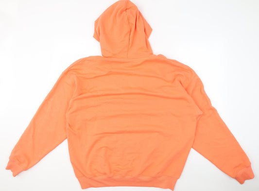 Gymshark Men's Orange M Hoodie with Logo