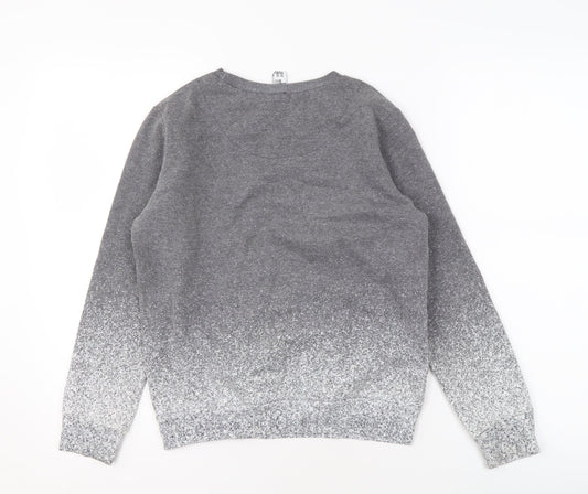 Hype Boys Grey Pullover Sweatshirt 11-12 Years Graphic Print