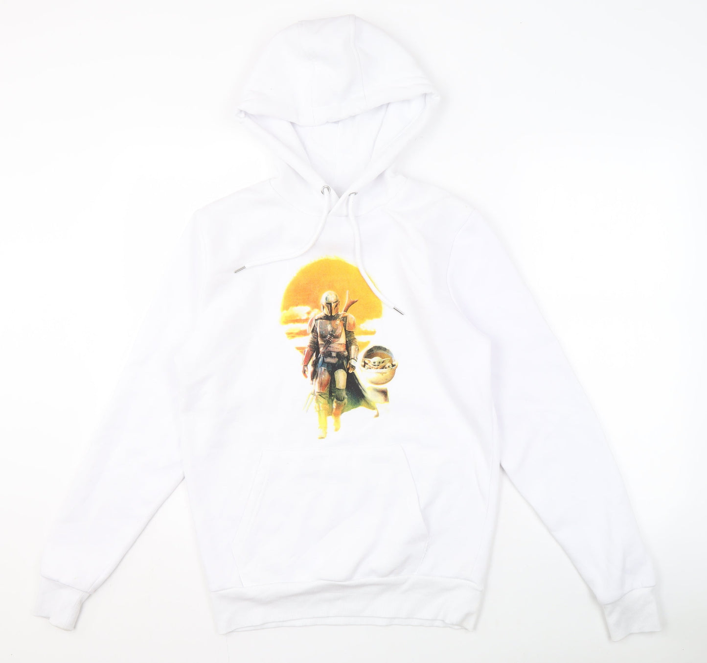 Star Wars Men's White S Fleece Hoodie Pullover