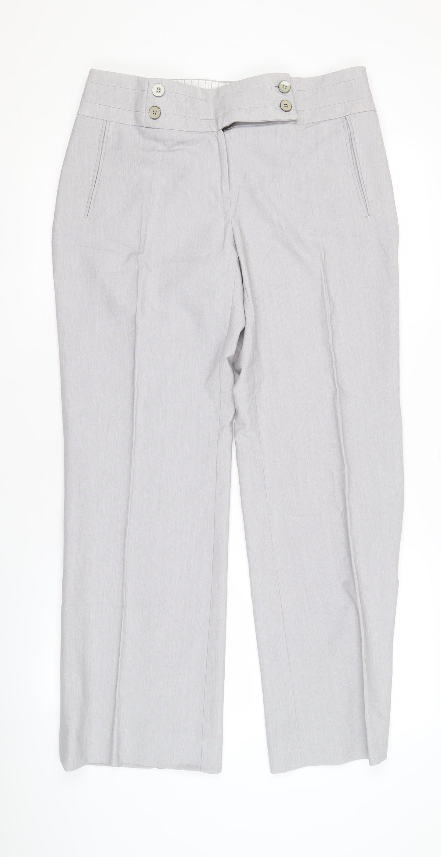 Marks and Spencer Women's Grey Trousers Size 12