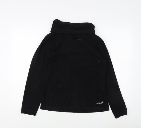 Gelert Women's Black Fleece Top, Size 10, Drawstring