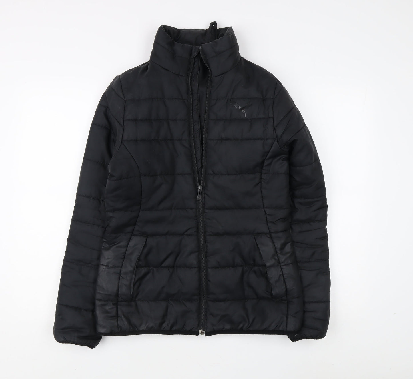 Puma Women's Black Puffer Jacket Size 10 Casual