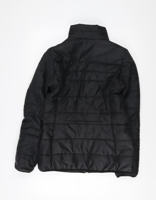 Puma Women's Black Puffer Jacket Size 10 Casual