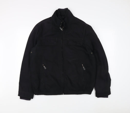 Jeff Banks Men's M Black Polyester Jacket