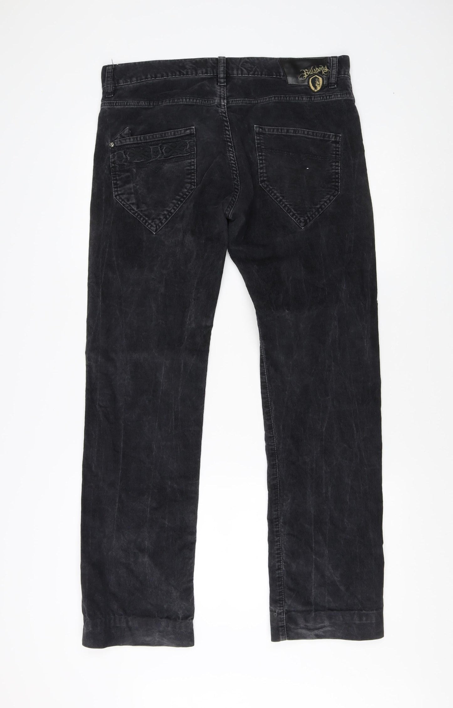 Billabong Unisex Black Straight Trousers UK 6