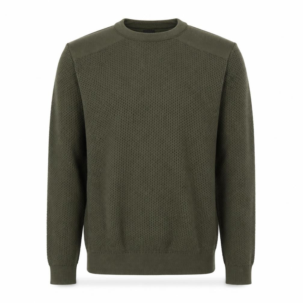 River Island Men's Green Knit Pullover Sweatshirt S