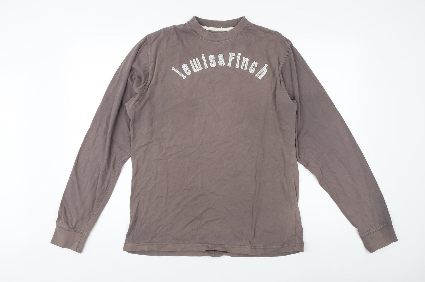 Lewis & Finch Men's Brown Medium Vintage Sweatshirt