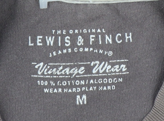 Lewis & Finch Men's Brown Medium Vintage Sweatshirt